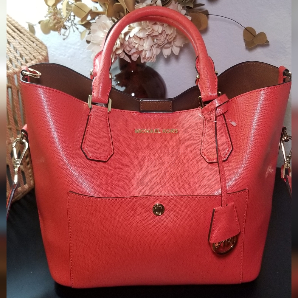 Michael Kors Coral Satchel